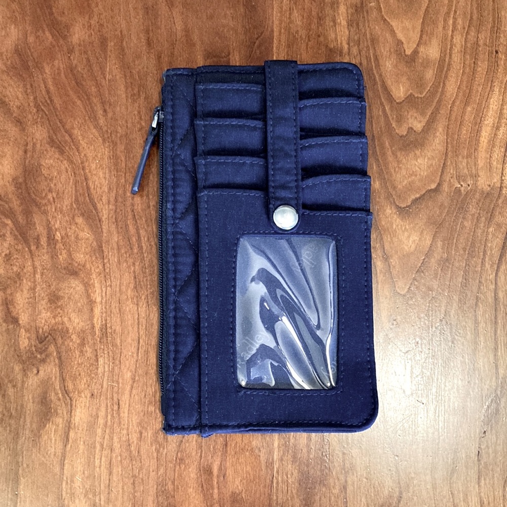 Vera Bradley Navy Card Case - Wallet